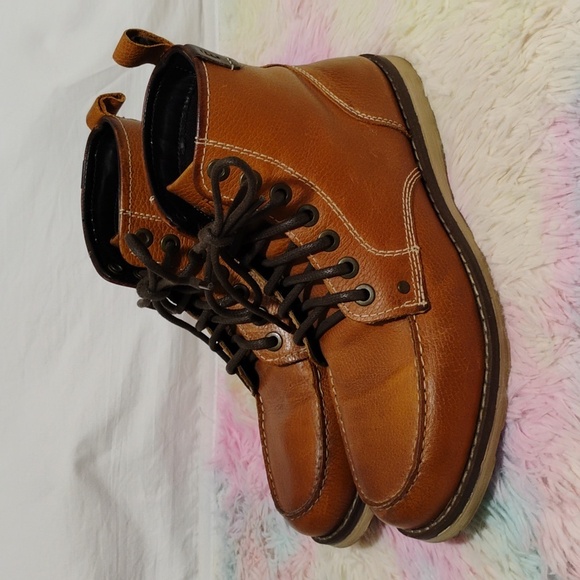 Crevo Buck Leather Boots Gently Worn 2X